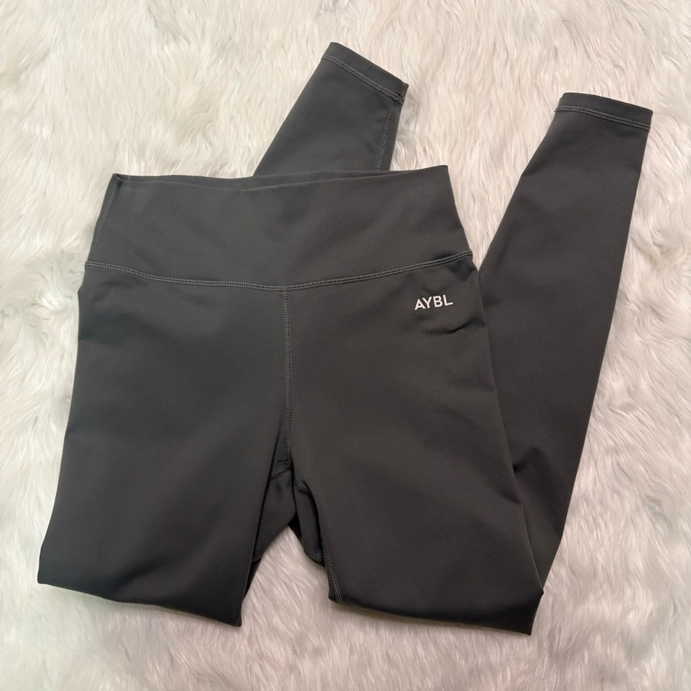 AYBL charcoal full length leggings size medium